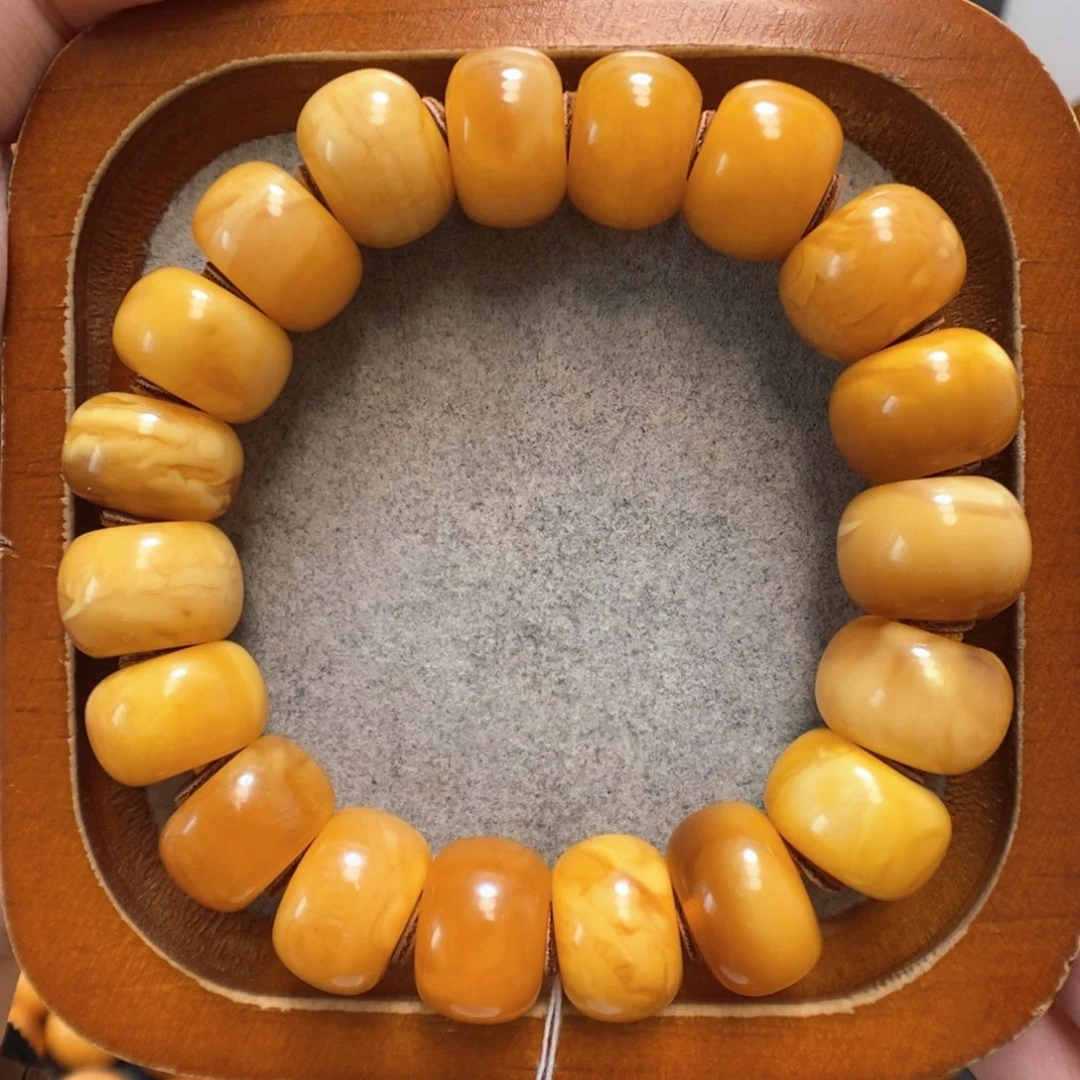 未镶嵌蜜蜡手串蜜蜡手串