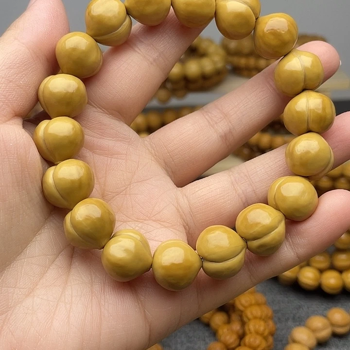 手串猴头核桃抛光屁桃