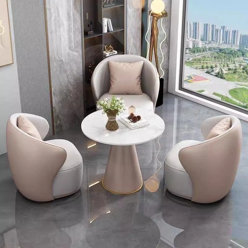 简约三件套沙发茶几组合休闲酒店接待售楼处洽谈桌椅美容院会客