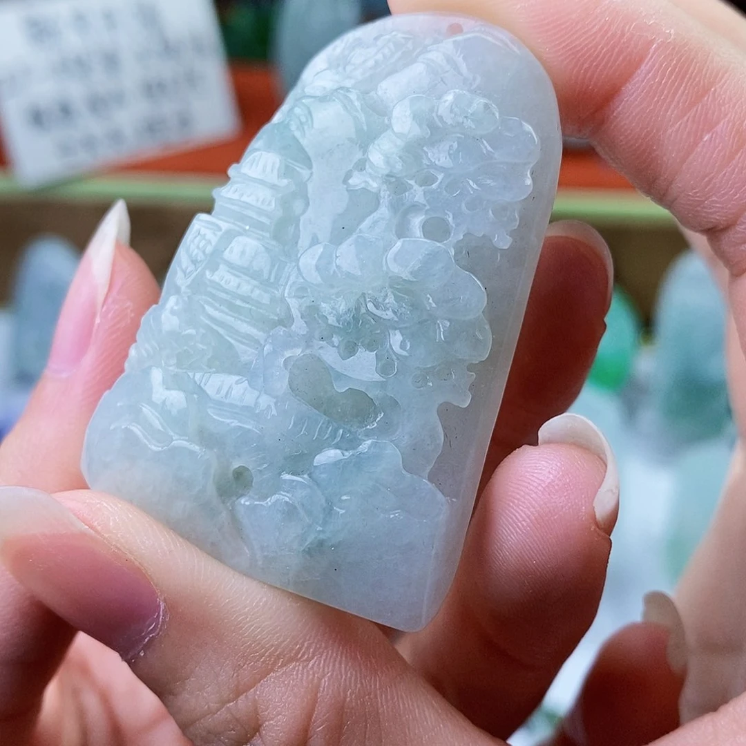 颈饰未镶嵌翡翠翡翠