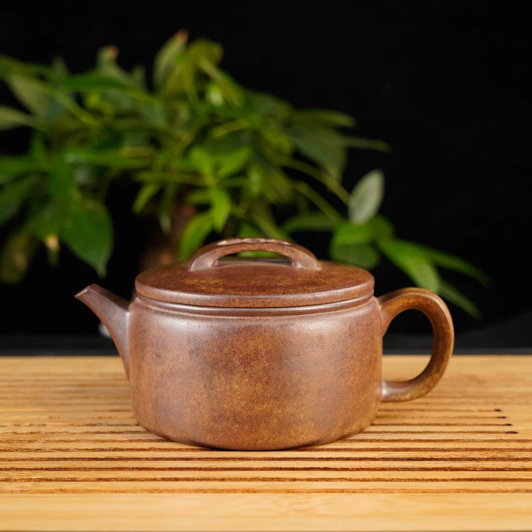 GS37-037   范菊英  宜兴手工紫砂   铜钱汉瓦
