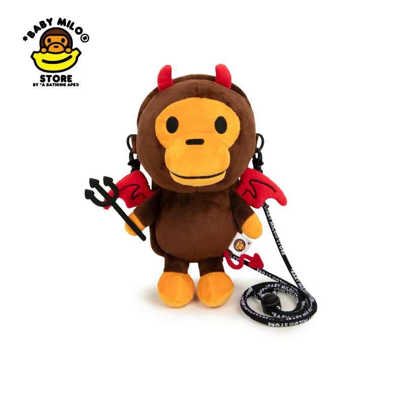 BABY MILO STORE配饰卡通恶魔小猴公仔手机包4404XXP