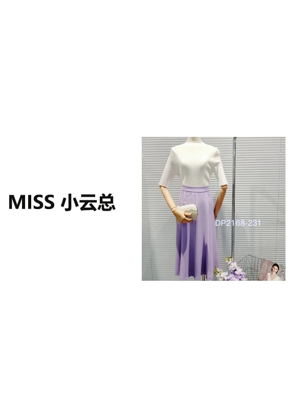 SD老板自留款时尚气质休闲针织短袖DY0982