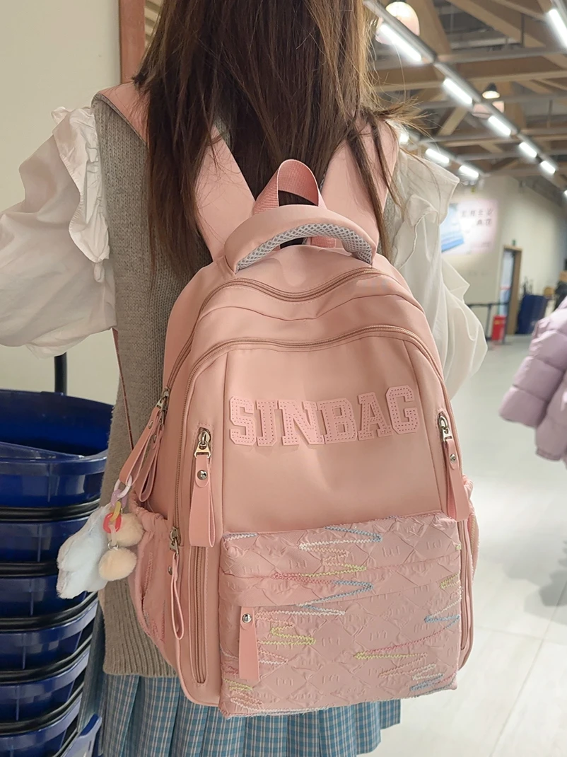 书包女生小学生可爱百搭双肩包日系学院风初中生高中生大学生背包