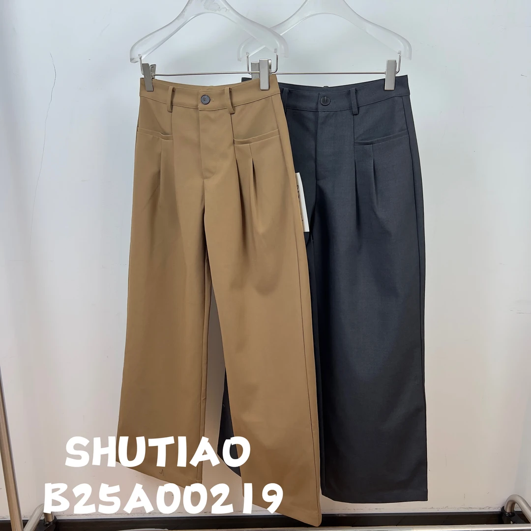 【SHUTIAO】2024秋冬：新款小众设计款裤子B25A00219