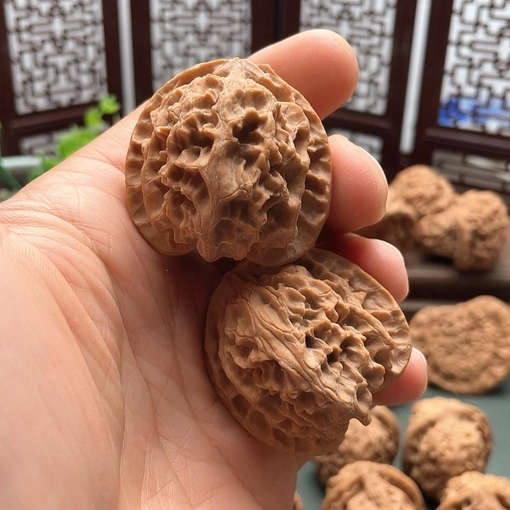 悟***季文玩核桃把件苹果