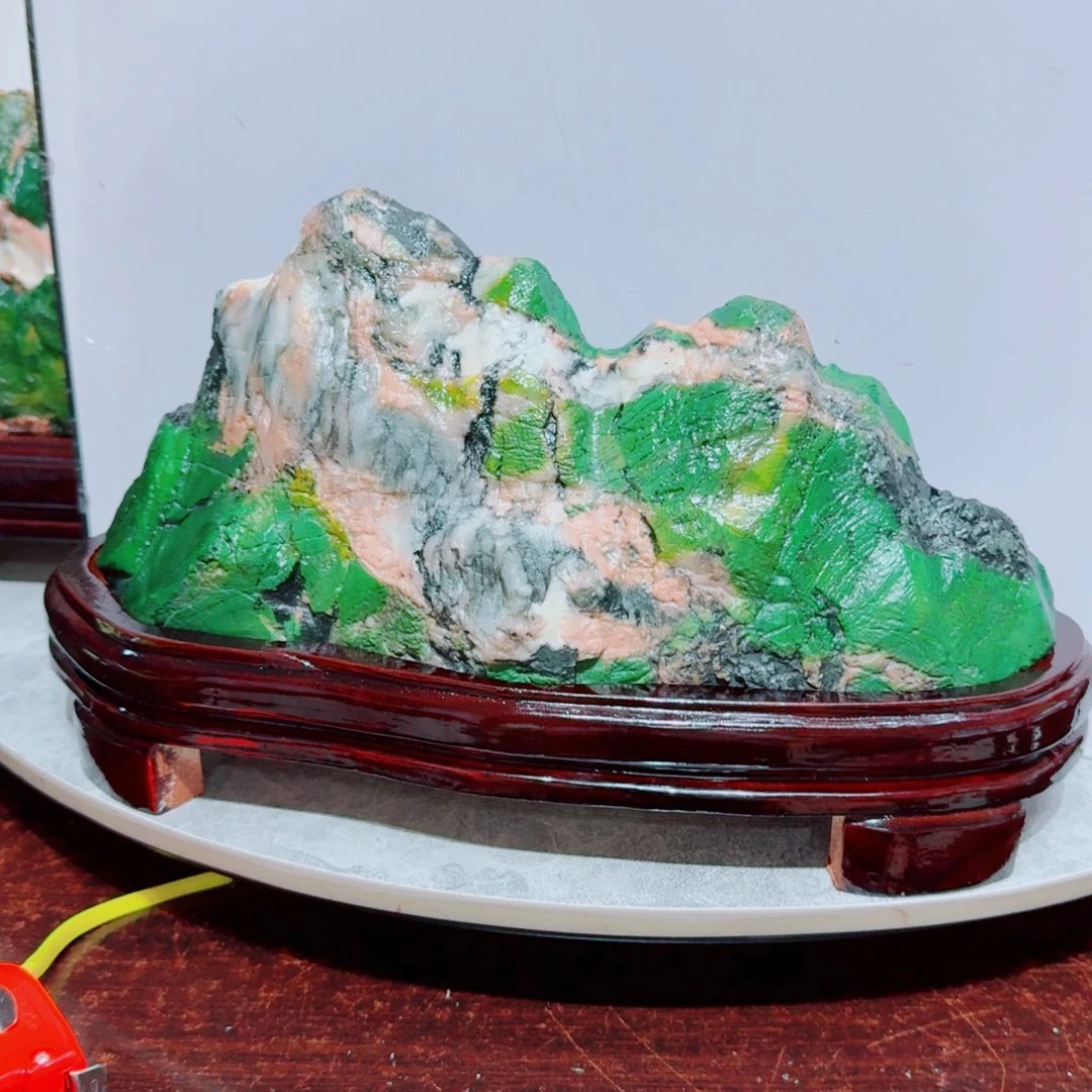 安***绣石材七彩精品摆件