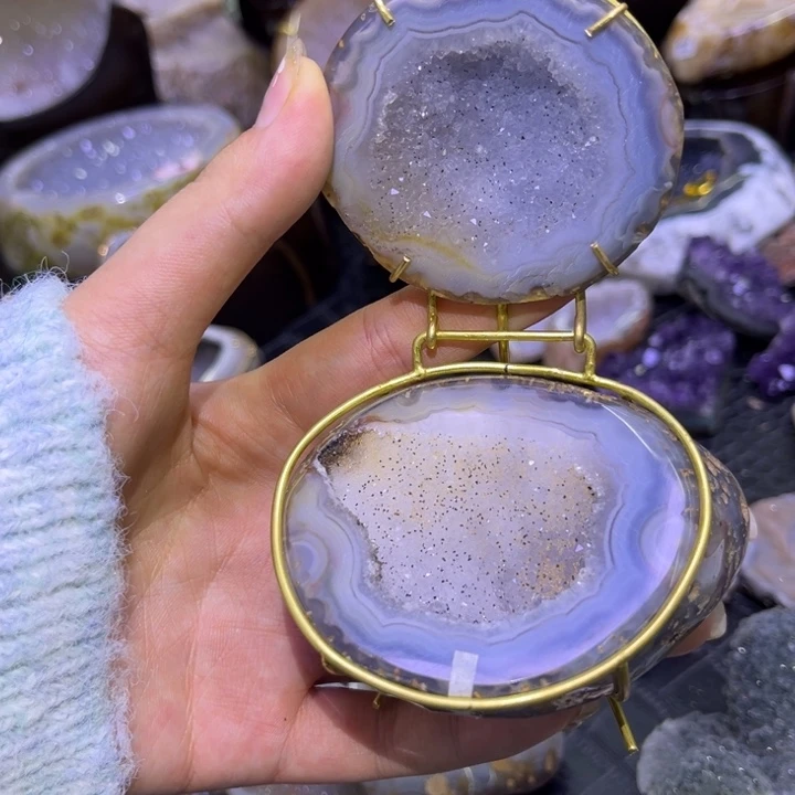 未镶嵌发饰水晶白晶盆