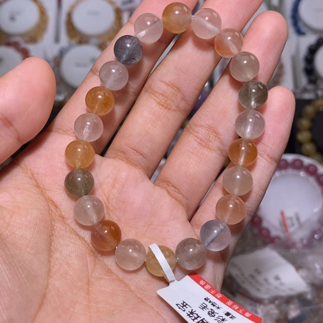 【闪购商品】水晶手串未镶嵌彩兔毛8.6mn