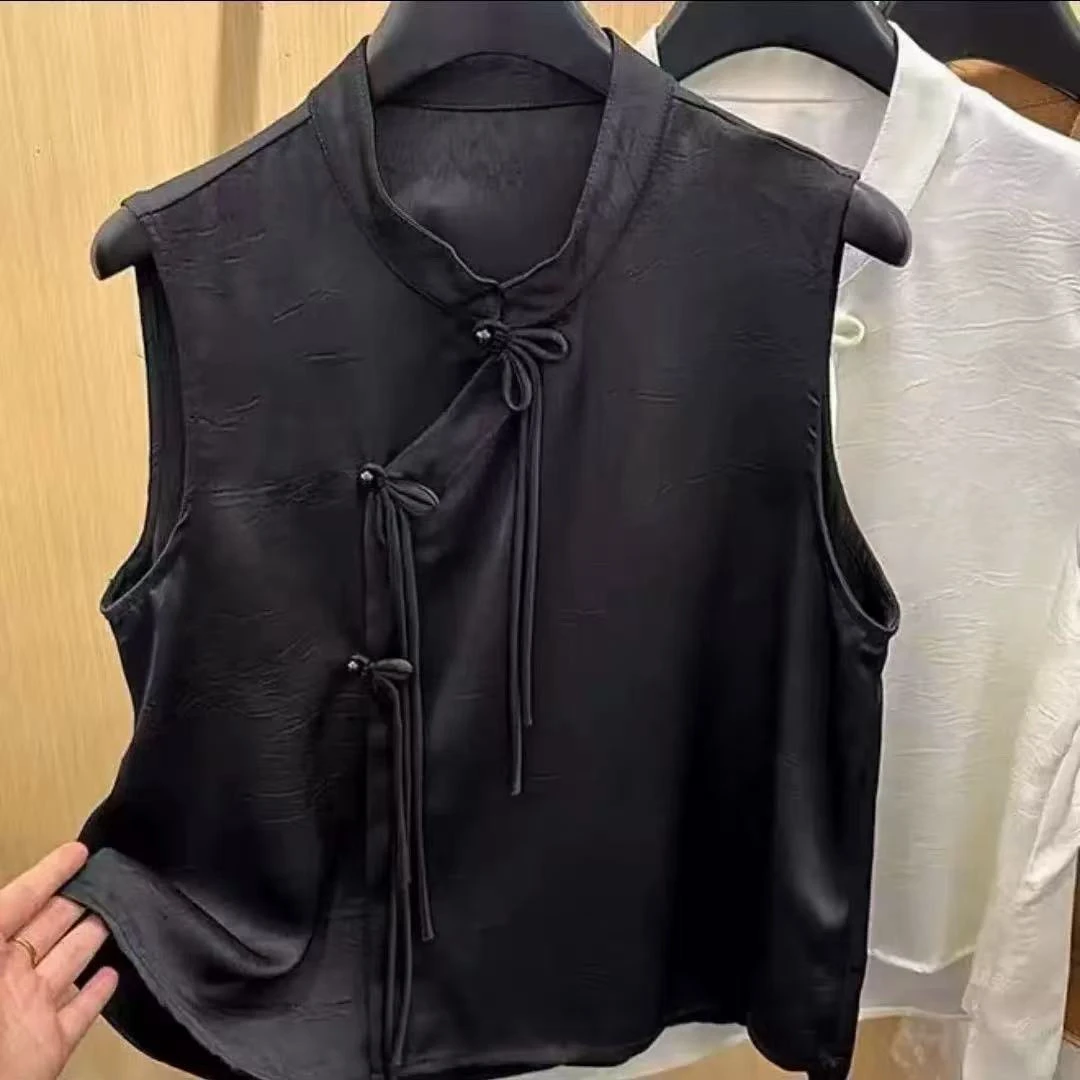 2025立领U型领夏季薄款印染无袖57