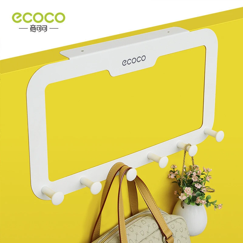 意可可门后挂钩挂衣架壁挂门背式衣帽钩挂衣钩门钩免打孔衣服钩子