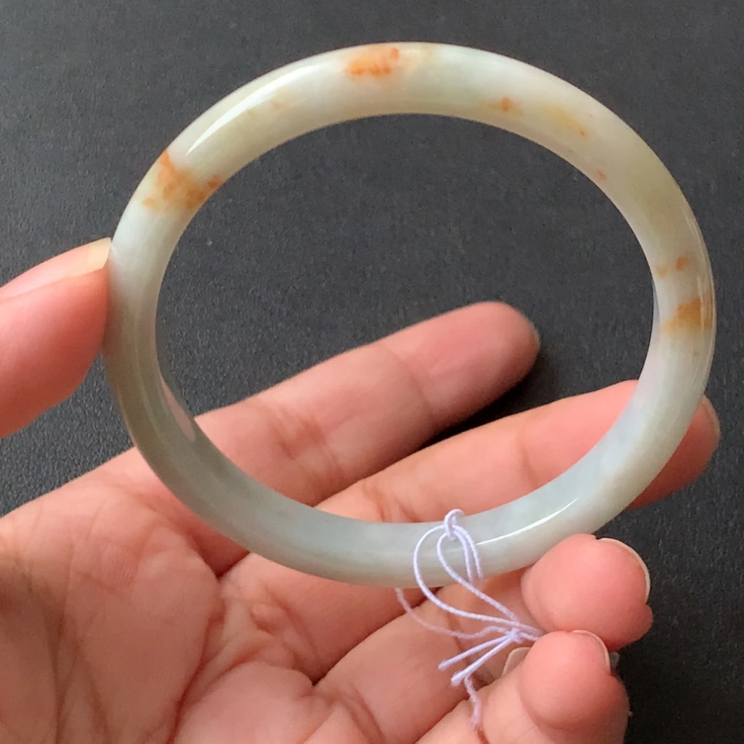 翡翠未镶嵌手镯52号54.5-7.1-5.9