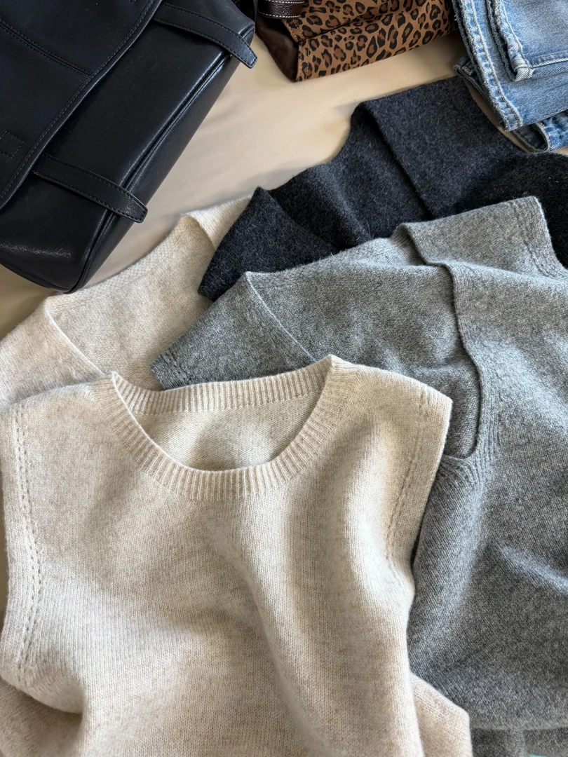 GRIDA 保暖必备单品 100羊毛针织马甲