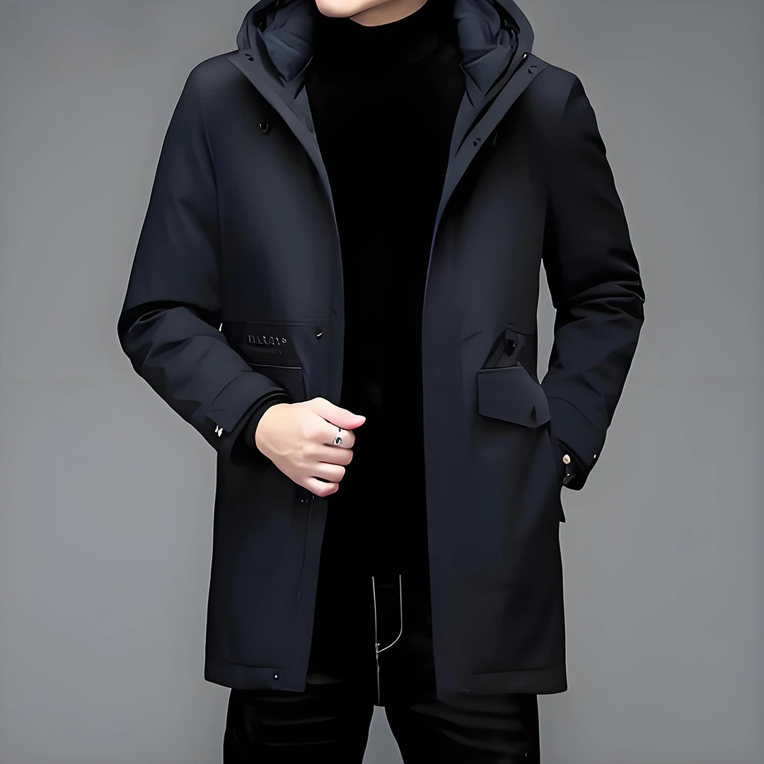 【68】男士新款90白鸭绒羽绒服高货时尚轻奢款面包服