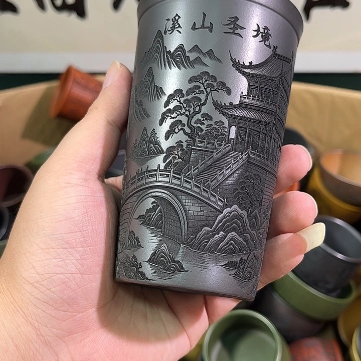 茶杯紫砂全手工紫砂主人杯