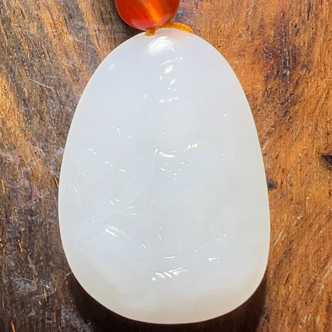 和田玉未镶嵌吊坠(不含链)