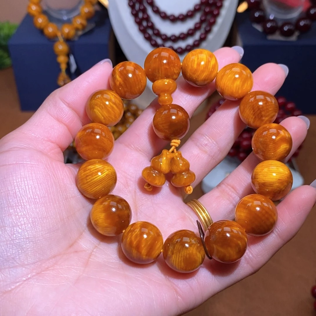 贝壳杉血龙木1.5玉化闪电