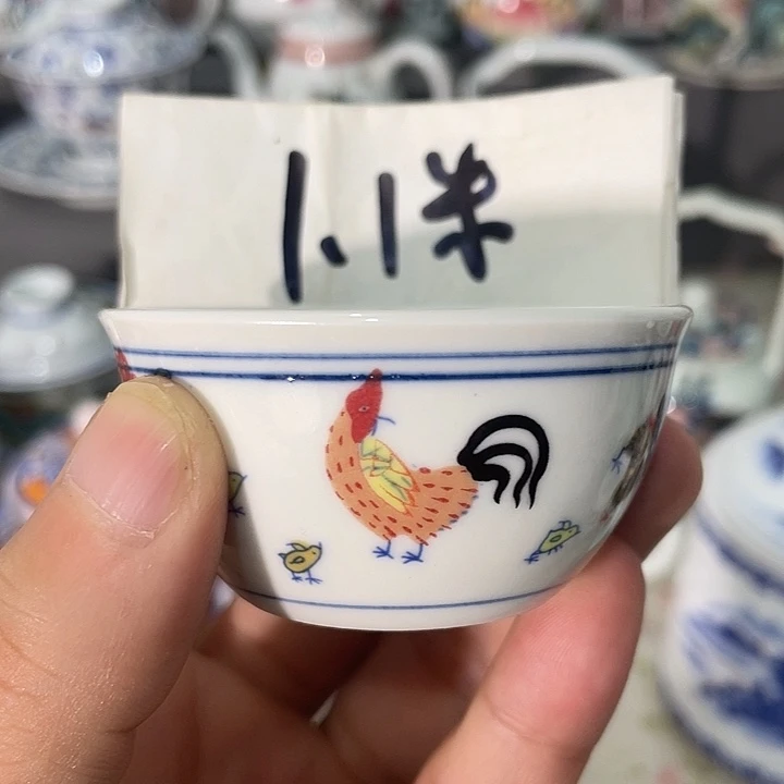 陶摆件景德镇陶瓷主人杯13345