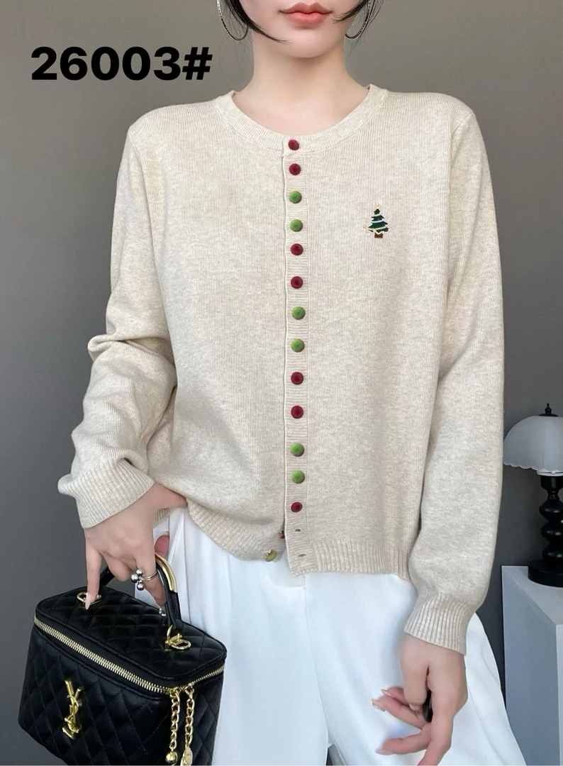 圆领针织衫羊毛衫毛针织衫提花厚款针织常规款秋季时尚百搭宽松