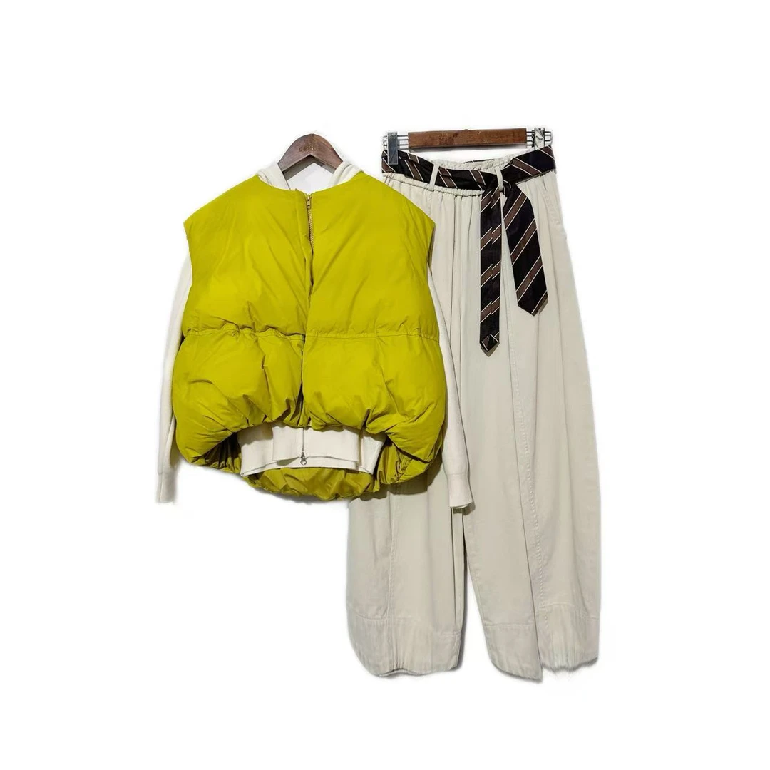 【套装】冬季高档加厚保暖新款套装百搭气质女装9690[XSLF]J