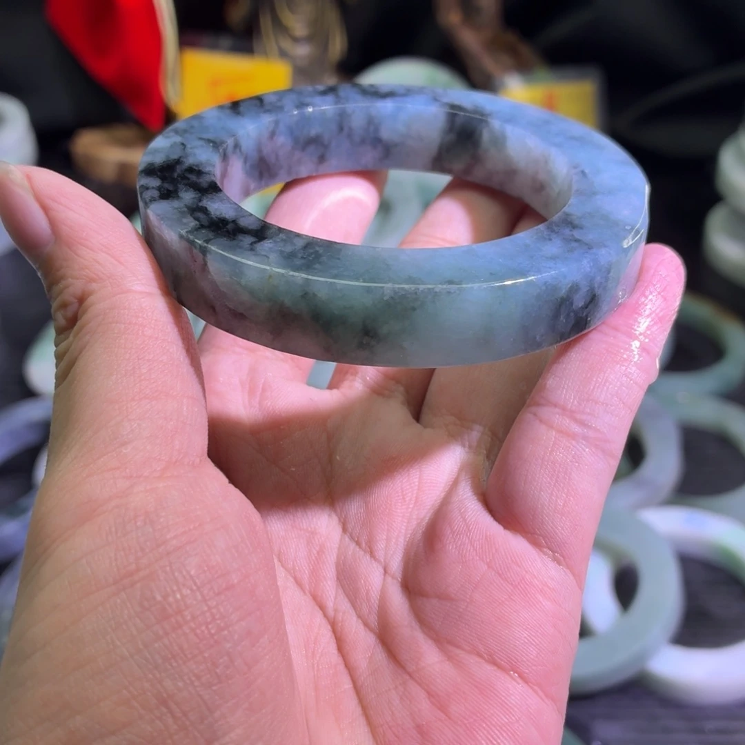 定制翡翠未镶嵌天然翡翠A货毛胚手镯定制