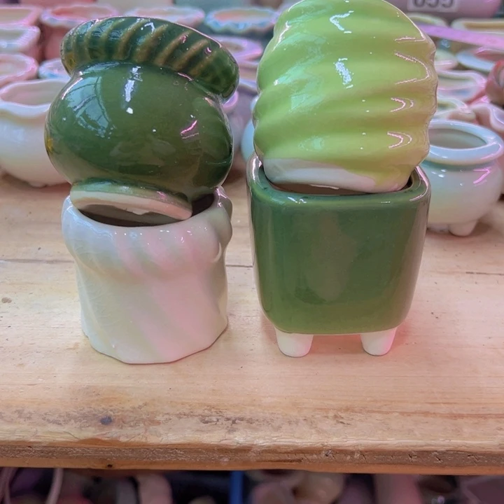 陶瓷花盆当场凑满12包邮微瑕