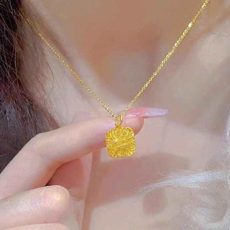 链子足银 项链专区气质时尚双面精致