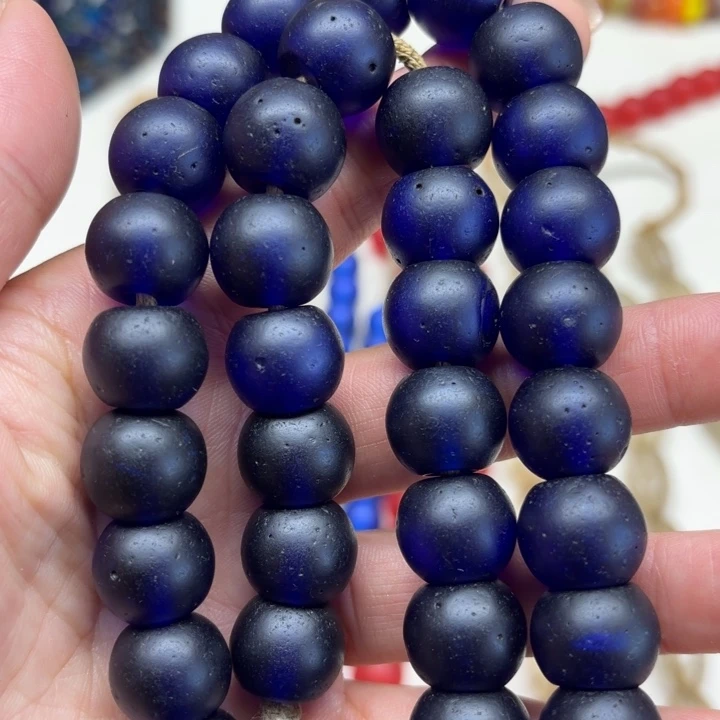 颈饰琉璃尼泊尔老珠子