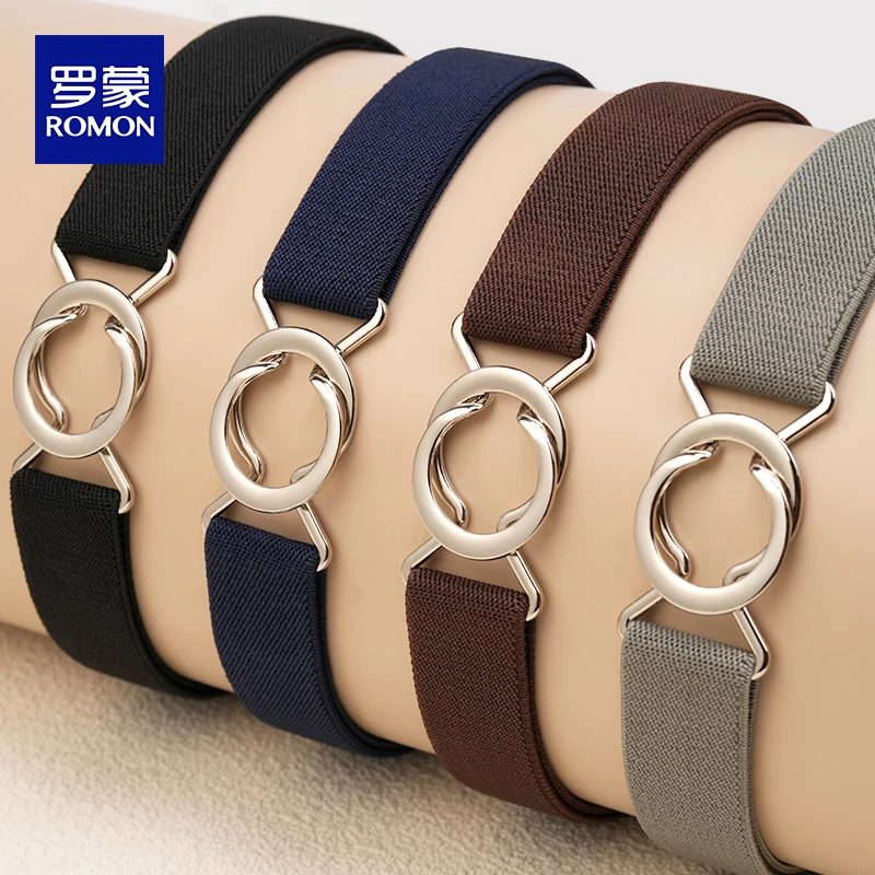 懒人腰带女款牛仔裤收腰神器百搭弹力松紧裤腰收紧可调节隐形皮带