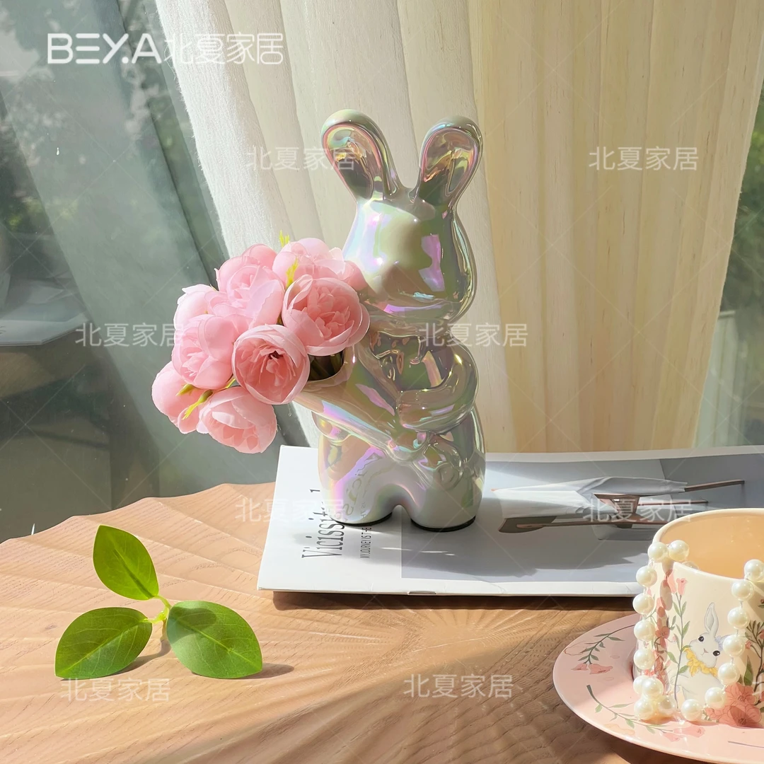 假花花束摆设杜鹃花轻奢高档客厅餐桌干花花束装饰插花艺摆件