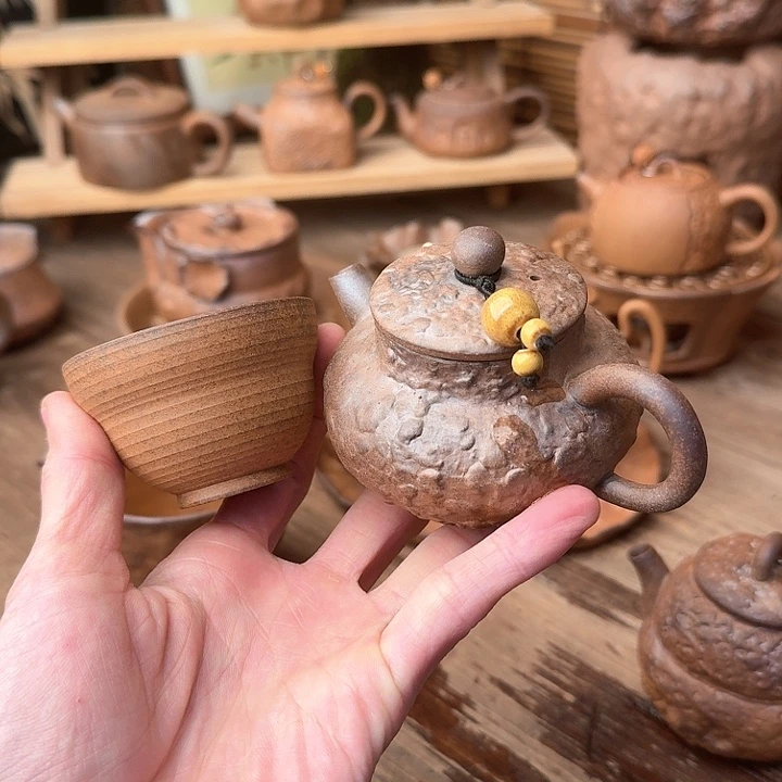 原矿老岩泥茶器系列