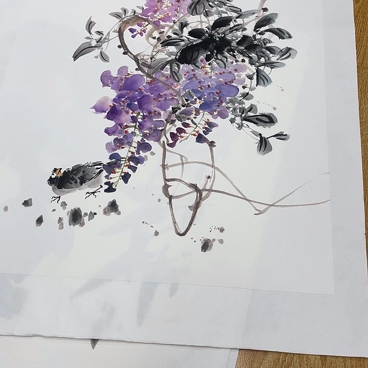 姜奇老师花鸟作品50×50