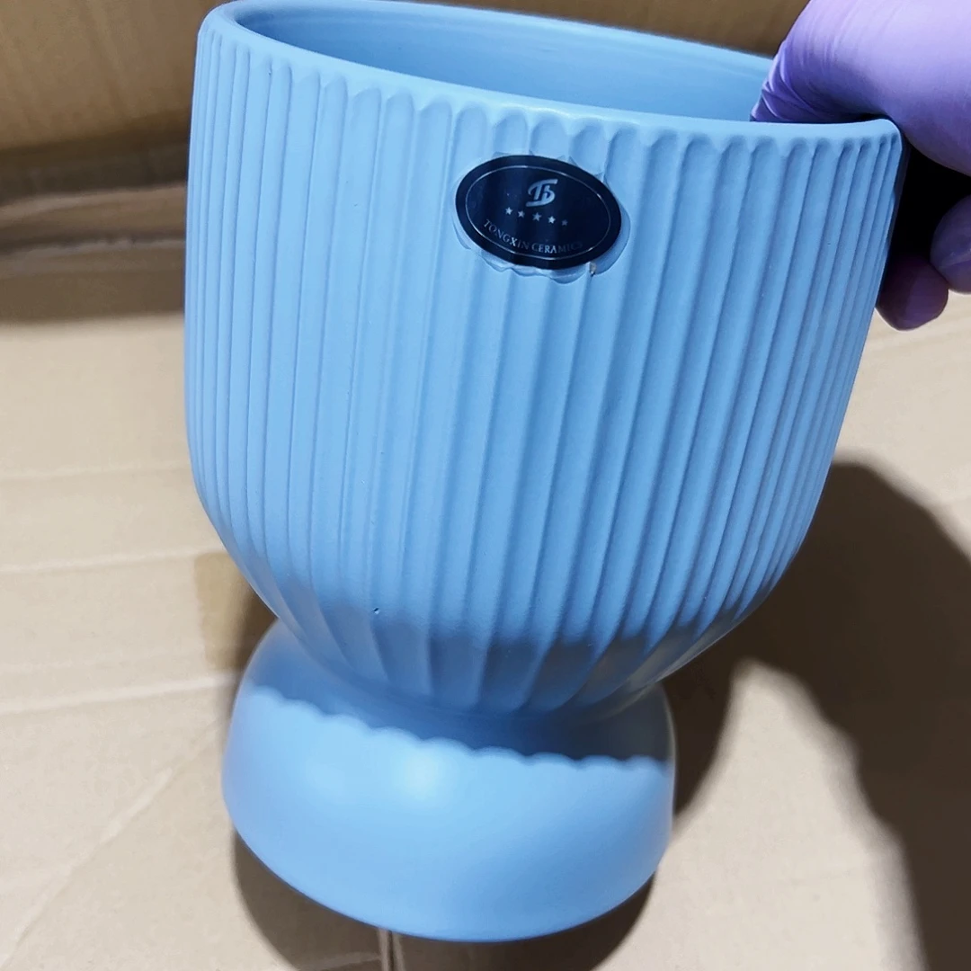 外贸尾单陶瓷花盆凑单10米包邮