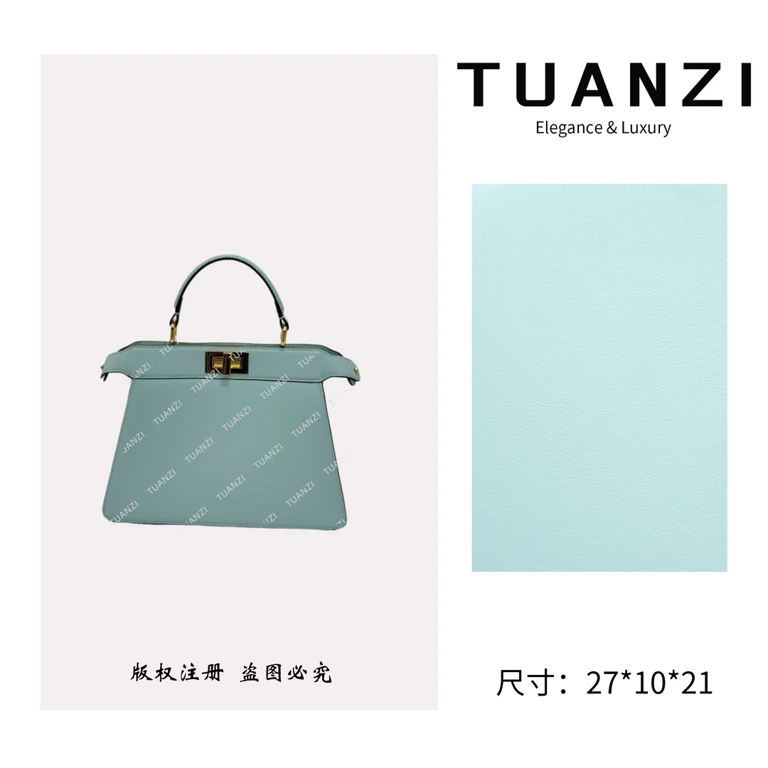 TAUNZI【Peekaboo】芬老师新款手提单肩腋下女包 XKY-7241-天空蓝