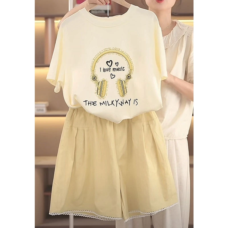 女童短袖T恤夏装2025夏季新款亲子装百搭儿童打底衫上衣25XK206