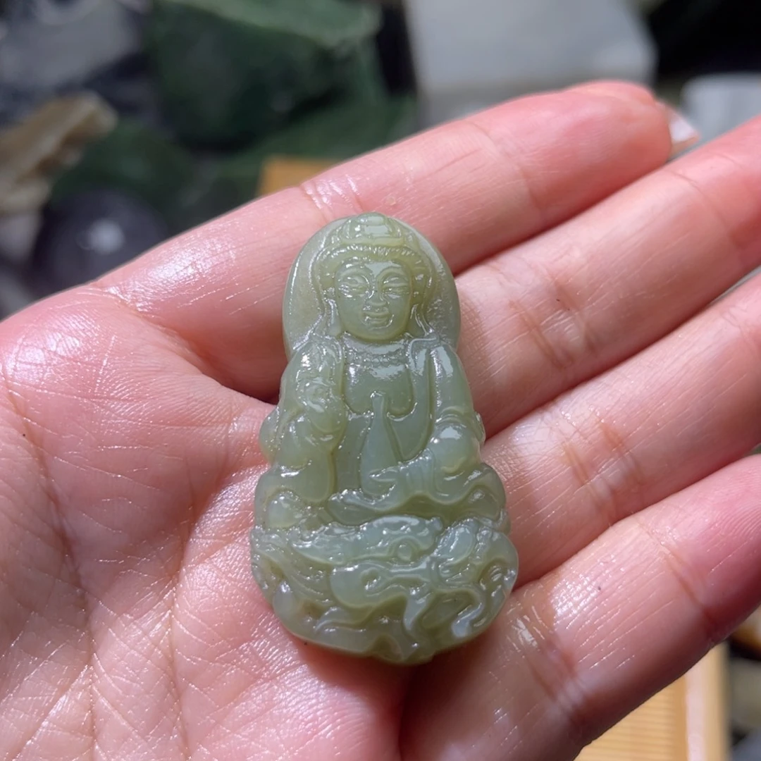 未镶嵌和田玉车挂
