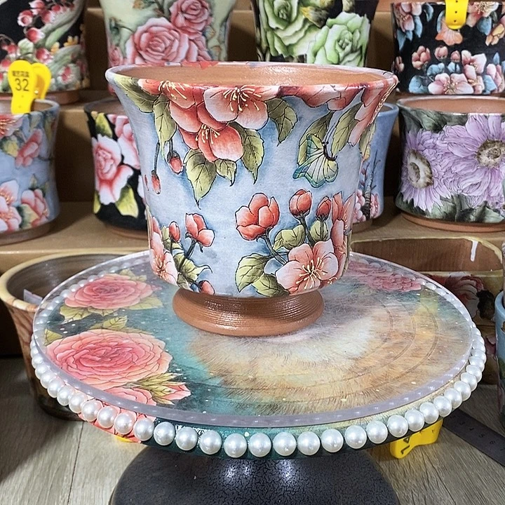 景德镇精品瑶晨美盆15/13.5