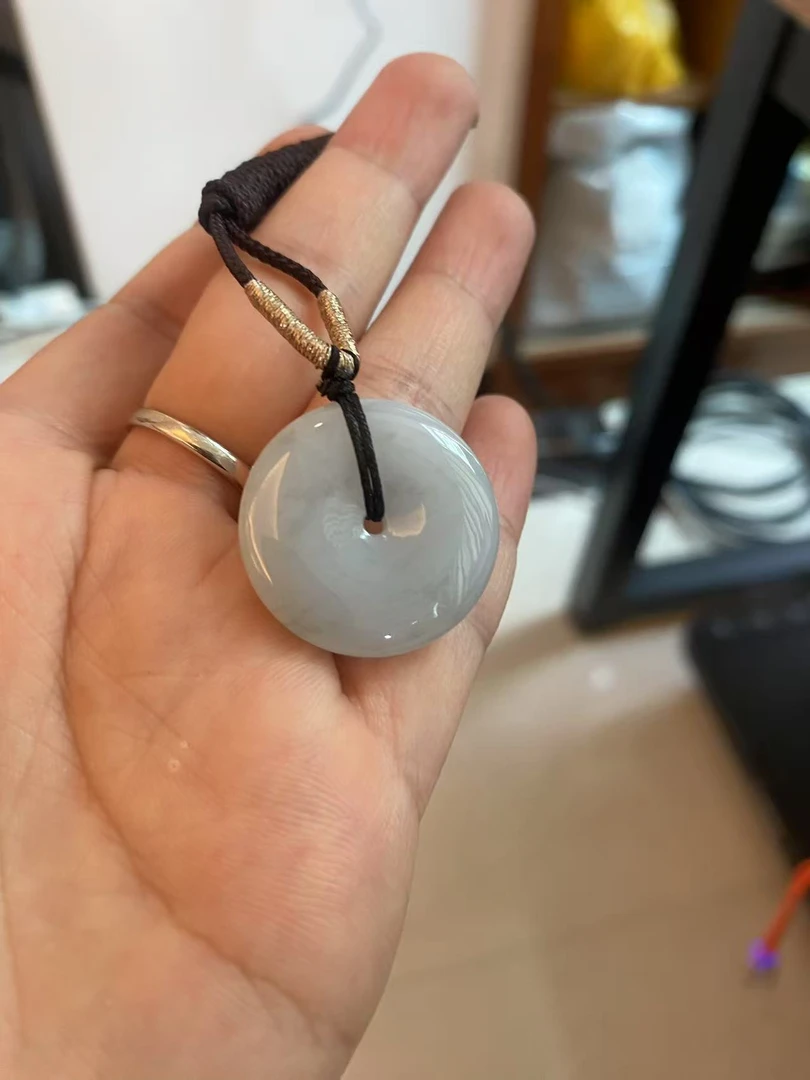 天然翡翠a货平安扣