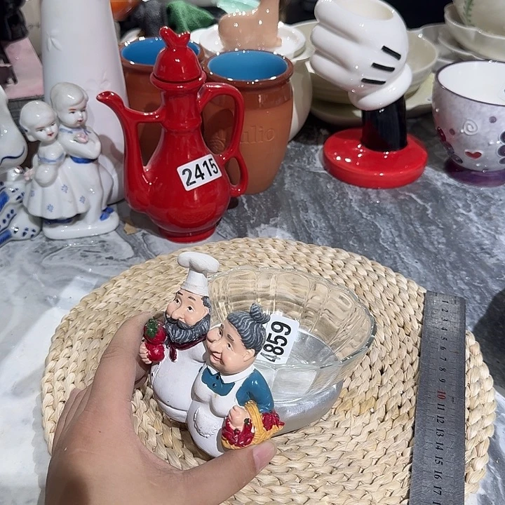 瓷片微瑕陶瓷介意慎拍4859