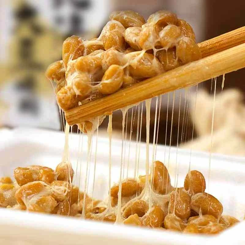 日本原装进口北海道新鲜拉丝即食纳豆