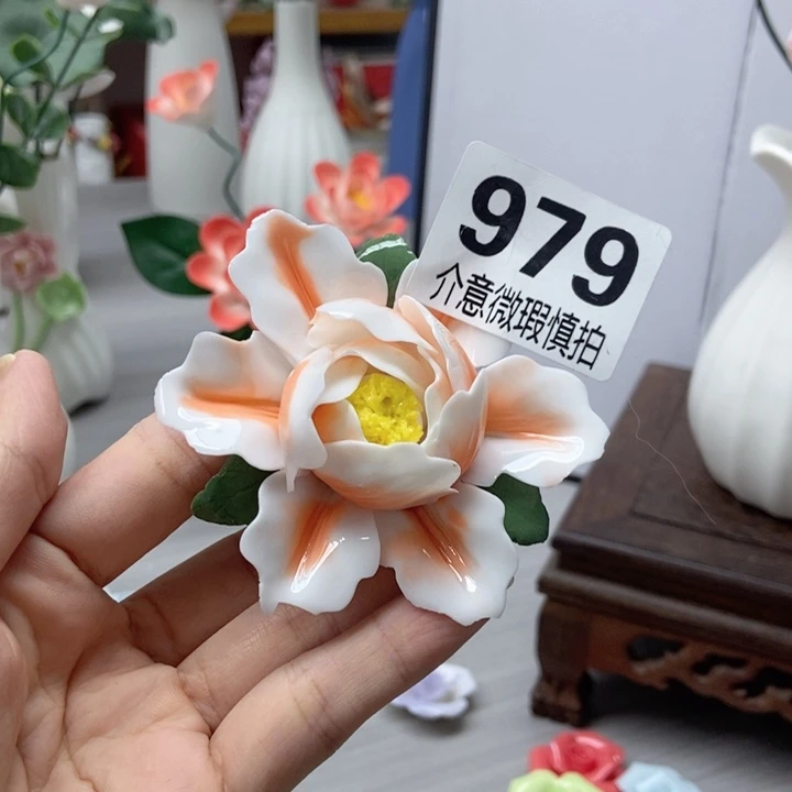 陶瓷手工制作陶瓷花