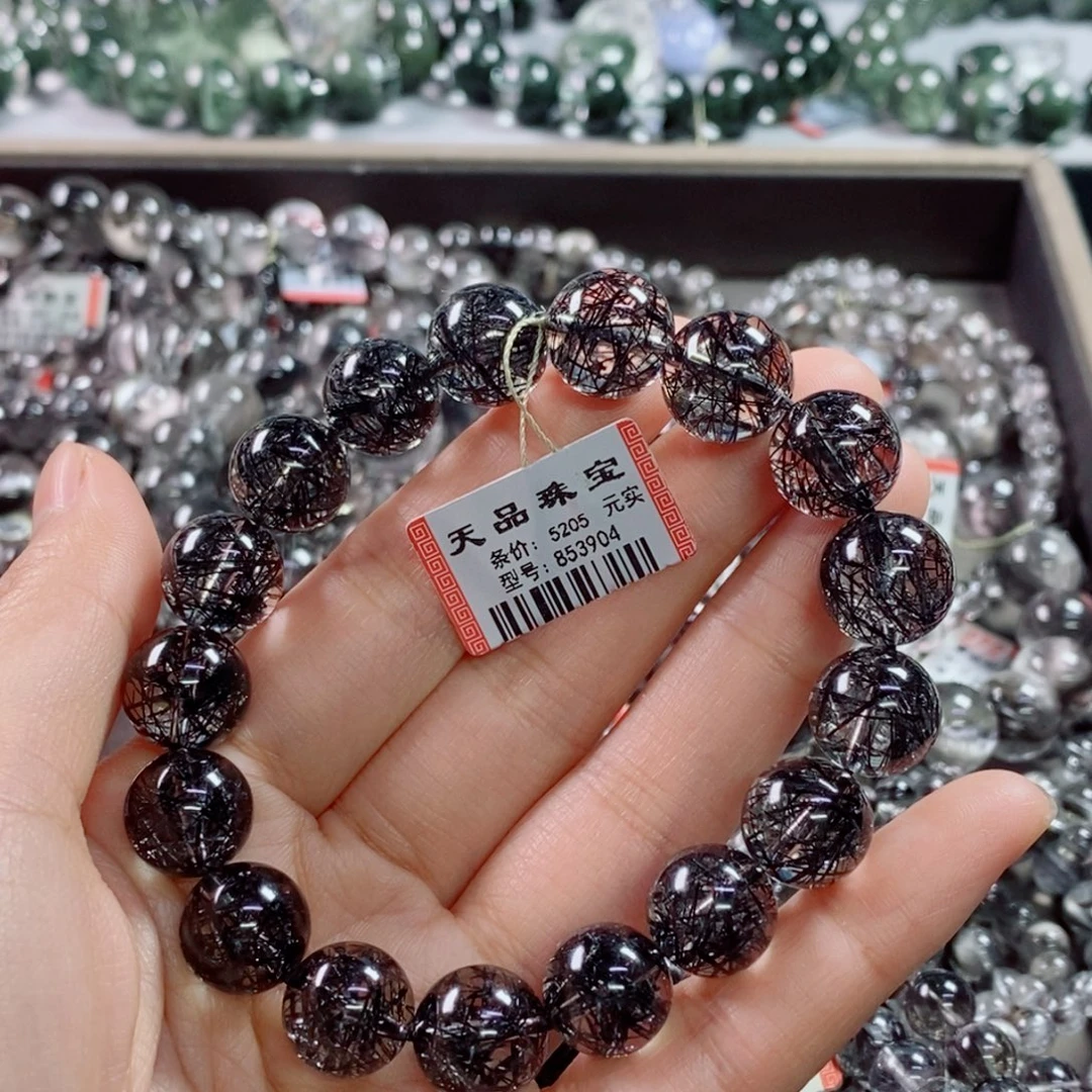 手链未镶嵌水晶黑发晶853904