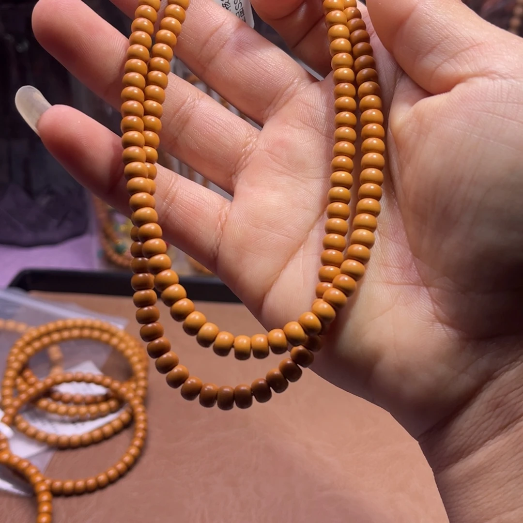 橄榄核手串/手链核尖@@6.0素脖挂算盘珠