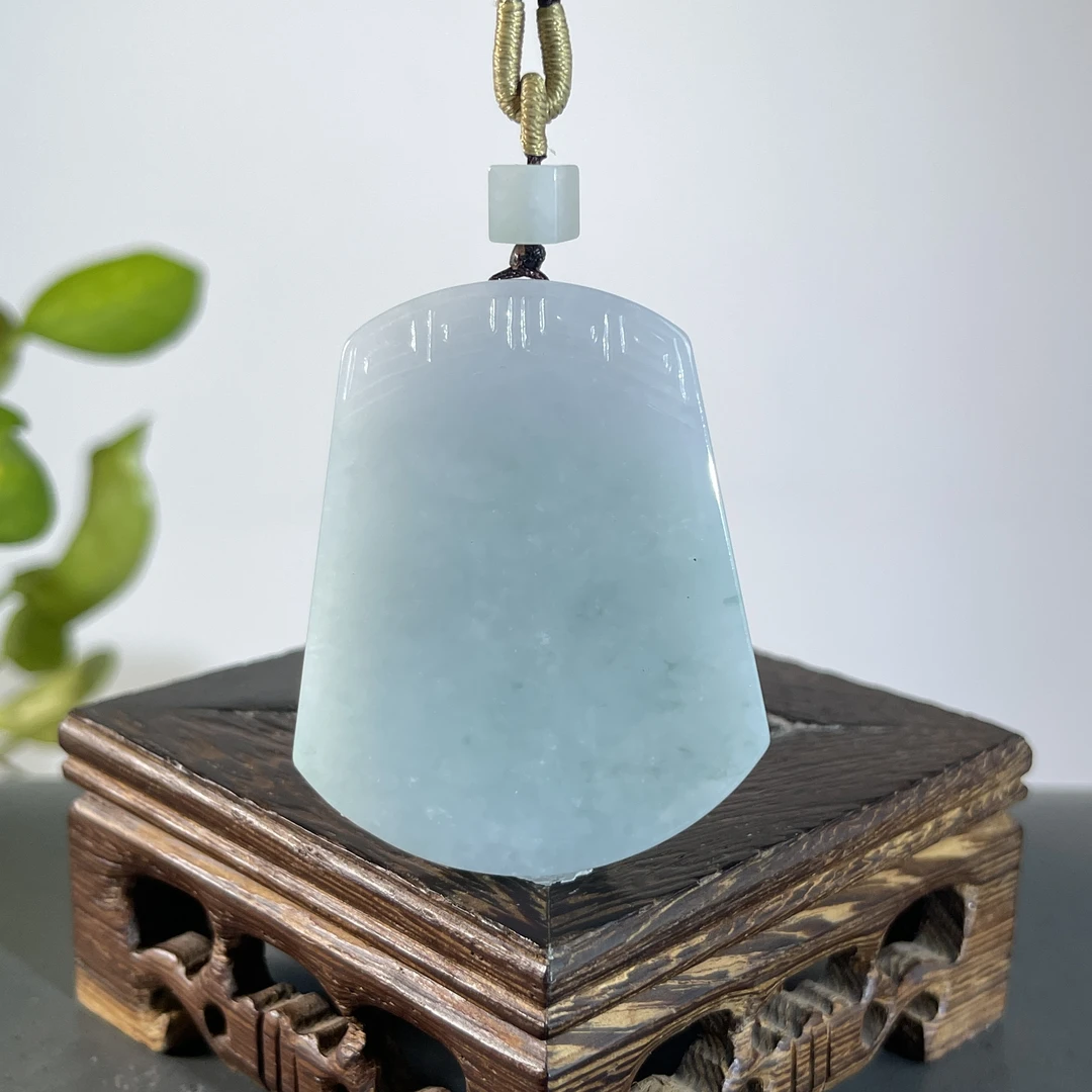 JTA20-76 天然缅甸A货翡翠 仿古无事牌