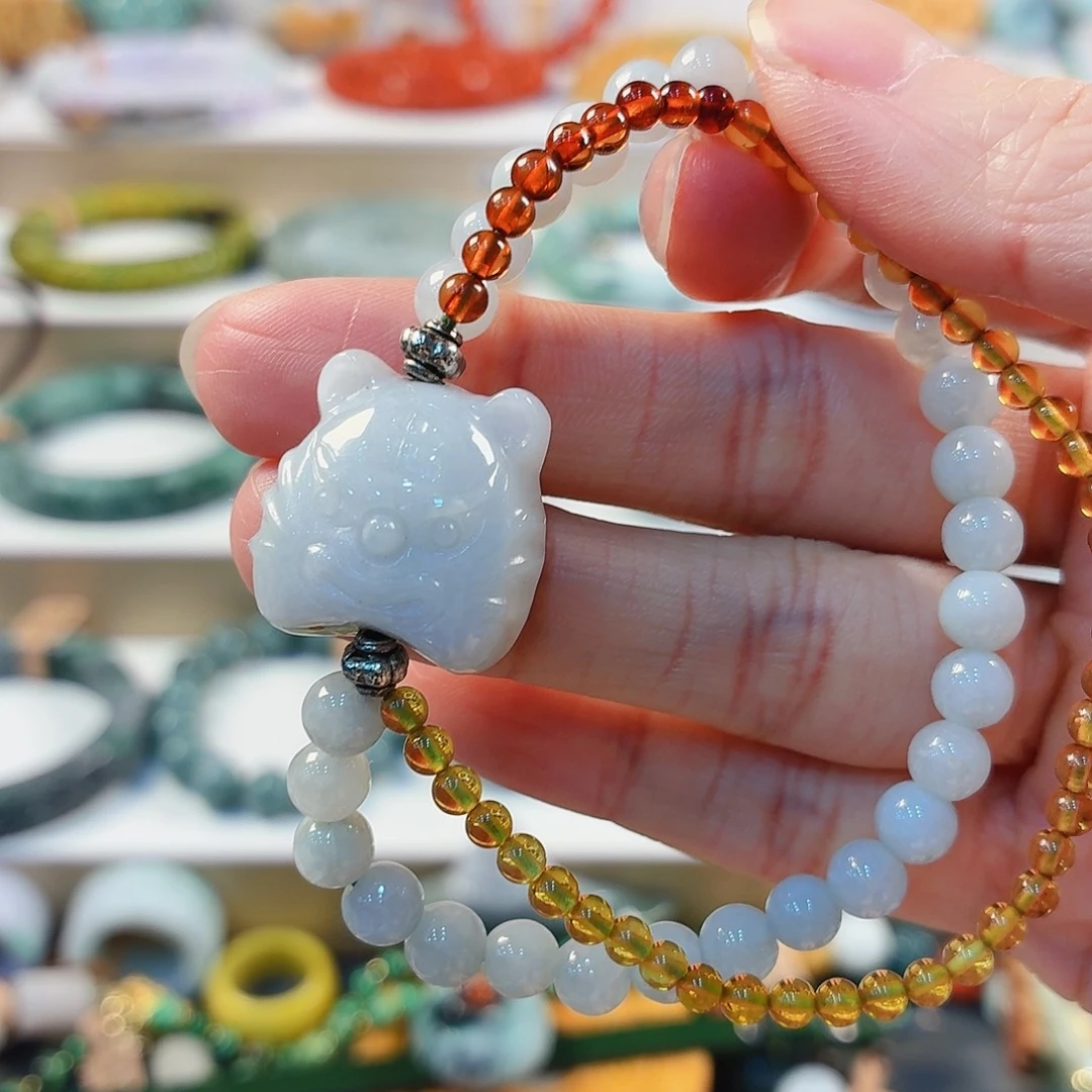 翡翠未镶嵌手链手串