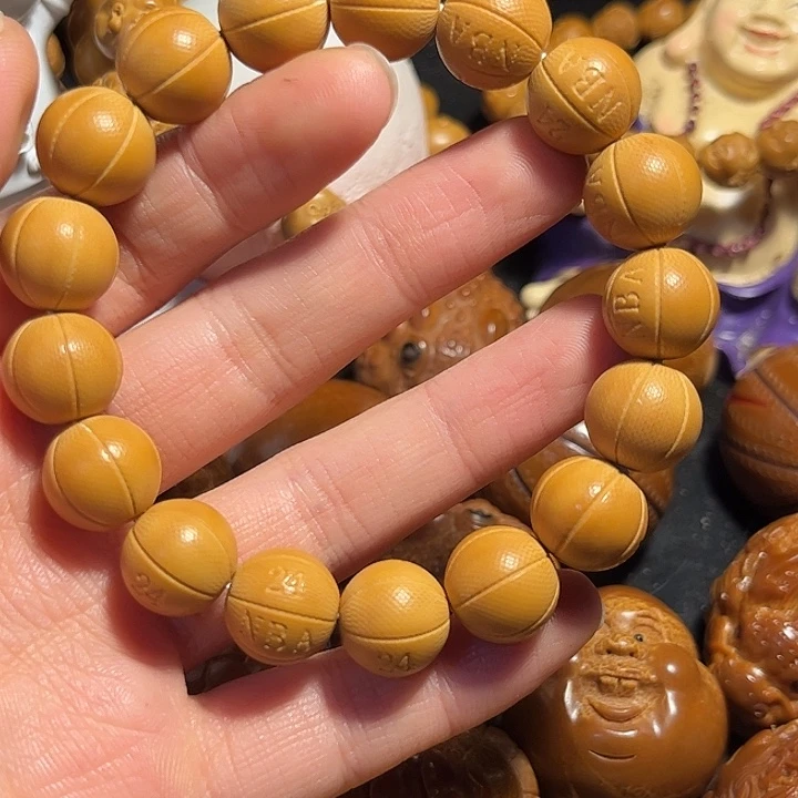 橄榄核手串/手链猴头篮球