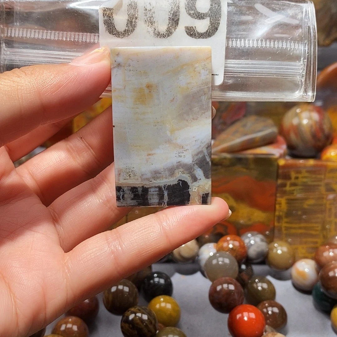 硅化玉天然北票硅化玉吊坠未镶嵌