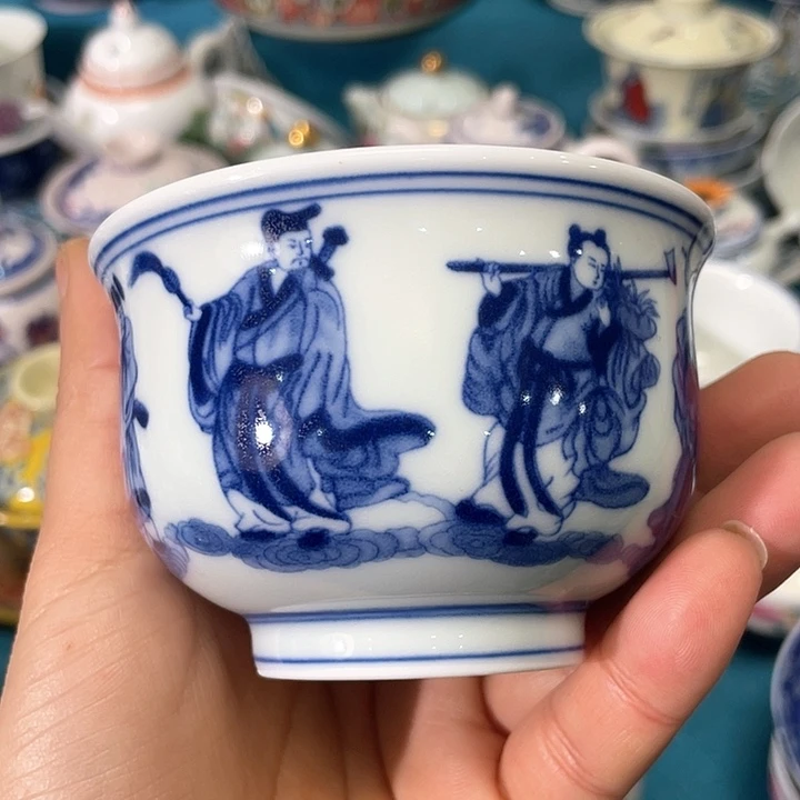 景德镇陶瓷主人杯12344