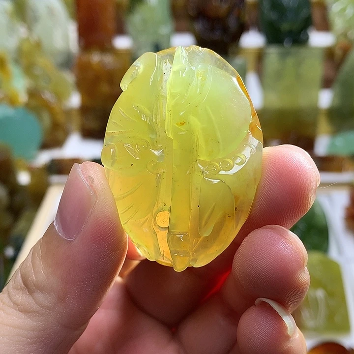 蛇纹石玉未镶嵌珠宝半成品