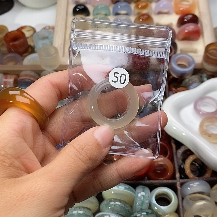 波***妞玛瑙/玉髓未镶嵌戒指A50不退换港20